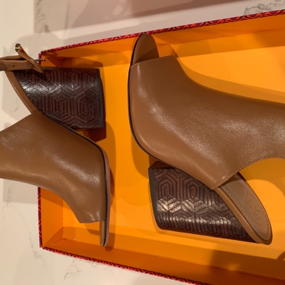 Tory Burch Grove Open Toe Bootie - Picture 5 of 6